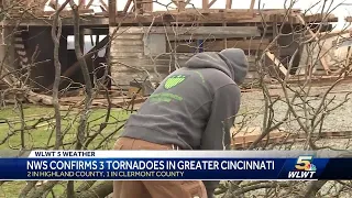 NWS: 3 tornadoes touched down in Greater Cincinnati during Friday's storms