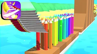 New Satisfying Mobile Game Roof Rails Latest Update Top Gameplay Walkthrough iOS,Android All Levels