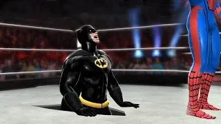 SPIDERMAN VS BATMAN - Hell In A Cell Match