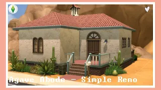 [NO CC ● BASE GAME ONLY] Agave Abode Simple Reno | The Sims 4: Speed build