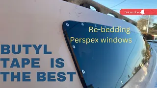 Is Butyl the best product for fixing leaky boat windows? I think so!