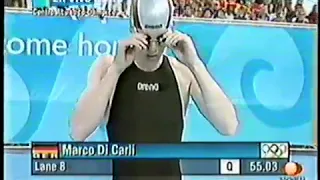 Men 100 m Backstroke Final Athens 2004 Olympic Games