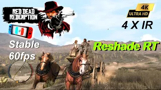 Red Dead Redemption  4K  Stable 60FPS  Reshade RT | Ryujinx 1.1.999 | Switch PC