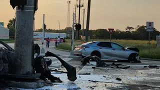 Sheriff: Two dead in fiery crash in northeast Harris County