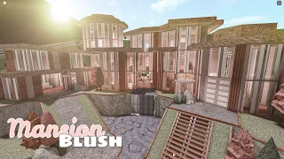 Bloxburg: Mansion Modern Blush (No large plot)  || House Build