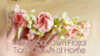 Floral Hair Tiara 🌸 TIARA FOR BRIDE TO BE