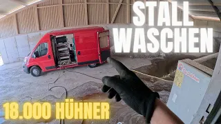 Wie wird ein Stall für 18’000 Hühner gereinigt? // AgrarVlog #6