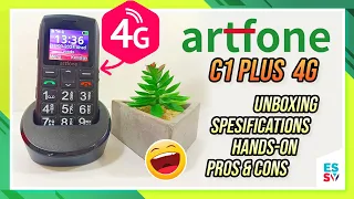 Artfone C1+ 4G | Best LTE Basic Phone For Senior Citizen + Large Buttons