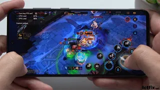 Samsung Galaxy S21 FE test game League of Legends Mobile Wild Rift | LOL Mobile