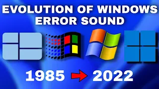 Windows Error Sound | Evolution of All Microsoft Windows Error Sound (1985-2022) | Factonian