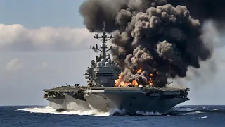 An aircraft carrier and 7 US warships were destroyed by Russia in the Black Sea