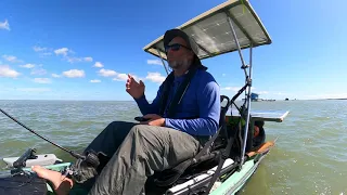 DIY Solar Kayak - Day 3 Winds Picking Up on the Gulf Coast ICW Near Port Mansfield