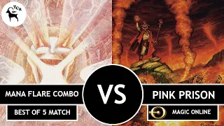 Premodern Mana Flare Combo vs Pink Prison - MTGO Best of 5 Match