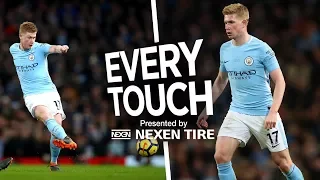 EVERY TOUCH: DE BRUYNE V LEICESTER | City 5-1 Leicester 2017/18