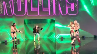 Seth Rollins met Drew McIntyre, Mathew riddle and Randy Orton during his entrance|smackdown 6 may 22