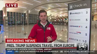 President Trump on Europe travel ban