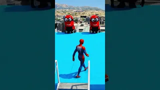 GTA 5 Epic Ragdolls/Spiderman Funny Compilation #744 (GTA5, Euphoria Physics, Funny Moments) #shorts