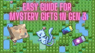 How to get Old Sea Map on ANY copy of pokemon Emerald EASY! (and other gen 3 Event in 2024)