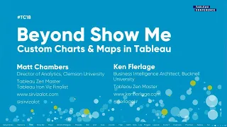 Beyond "Show Me" | Custom charts and maps in Tableau