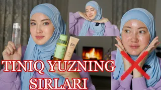 TINIQ YUZ SIRLARI • QIZLA BU VIDEONI ALBATTA KO’RING🩰 YUZ PARVARISHI🧖🏻‍♀️ENG FOYDALI VIDEO📺