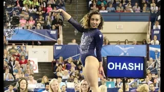 Katelyn Ohashi scores 9.950 in her final floor routine for UCLA at the NCAA Championships