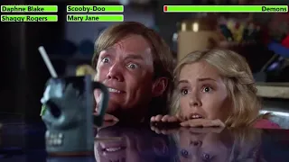 Scooby-Doo (2002) Monsters Invade Hotel Scene with healthbars