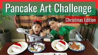 Pancake Art Challenge - Christmas Edition