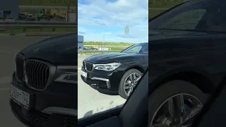 Сергея Герваша BMW M550i 4.4л 530hp stock против M760Li 6.6л 609hp stock