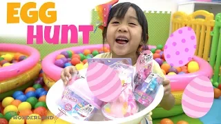 GIANT EGG SURPRISE HUNT with KAYCEE & RACHEL