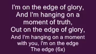 Lady Gaga - Im on the Edge of Glory (Lyrics)