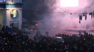 Revolution in Ukraine. Euromaidan. Революція в Україні. Євромайдан. Грушевського 19.01.2014