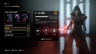 Kylo Ren Emotes/Voice Lines/Victory Poses