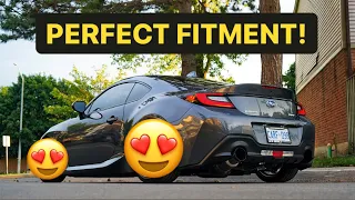 ACHIEVING the PERFECT FITMENT on my 2022 Subaru BRZ!!!