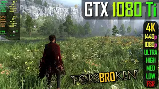 The Legendary GTX 1080 Ti getting wrecked in Forspoken!