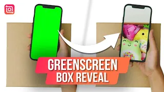 Make Instagram Trending📦Box Reveal Video with Green Screen (InShot Tutorial)