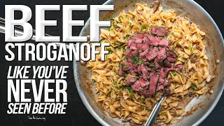 The Best Beef Stroganoff | SAM THE COOKING GUY 4K