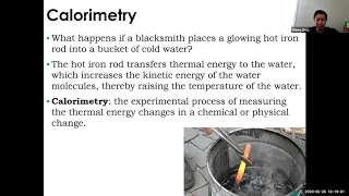 Chemistry 12 SCH4U Calorimetry