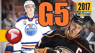 Edmonton Oilers vs Anaheim Ducks. 2017 NHL Playoffs. Round 2. Game 5. May 5th, 2017. (HD)