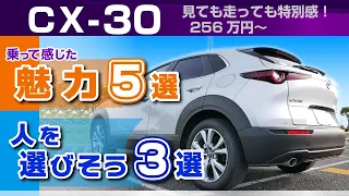 [CX-30] 乗って感じた魅力と好み分かれそう3選。試乗しての長所短所。マツダ・CX-30（DM系）