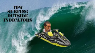 Daniel Kereopa tow surfing Outside Indicators raglan New Zealand