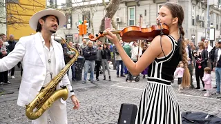 WELCOME to ITALY 🇮🇹 L' italiano - Daniele Vitale & Karolina Protsenko | Violin & Sax Cover