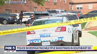 DC police investigate violent shootings as homicides continue to climb | FOX 5 DC