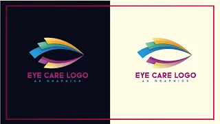 Eye Care Logo Design | Adobe illustrator tutorial 2022