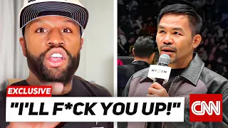 "I'LL F*CK YOU UP!" Floyd Mayweather RESPONDS To Manny Pacquiao REMATCH Announcement