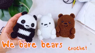 Easy Beginners Amigurumi "We bare bears" tutorial