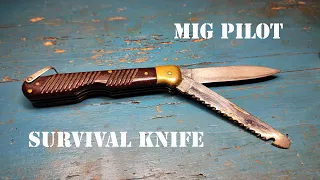 How I clean RARE vintage Soviet pilot survival Pocket Knife