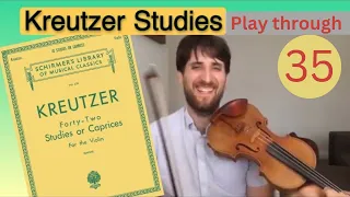 Etude No  35 by Kreutzer Violin