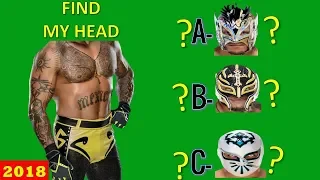 WWE QUIZ - Only True WWE Fans Can Find WWE WRESTLERS HEAD? [HD]