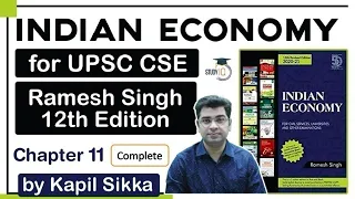 Indian Economy for UPSC CSE ( Ramesh Singh 12th Edition ) Chapter 11