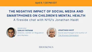 The negative impact of social media and smartphones on children’s mental health: Jonathan Haidt